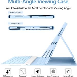 I pad pro 12.9 case with keyboard blue. Brand new